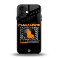 pluralisme back phone cover | glass case for iphone 16