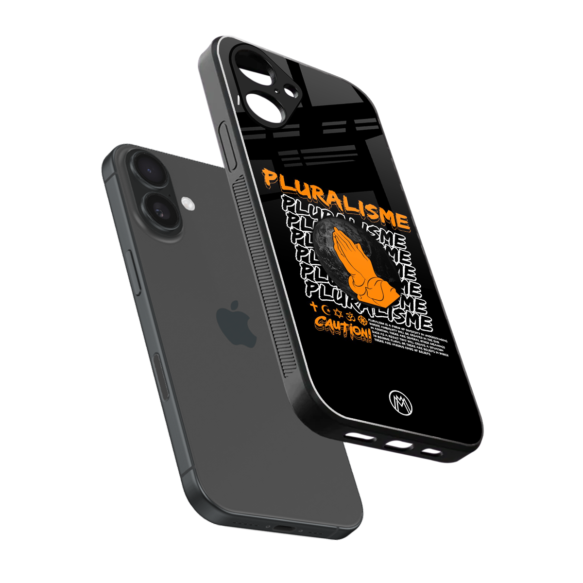 pluralisme back phone cover | glass case for iphone 16