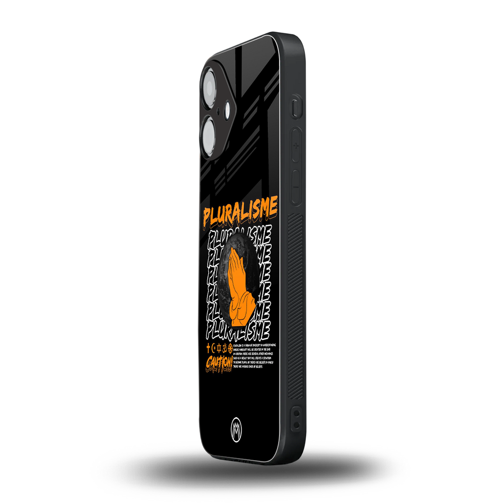 pluralisme back phone cover | glass case for iphone 16