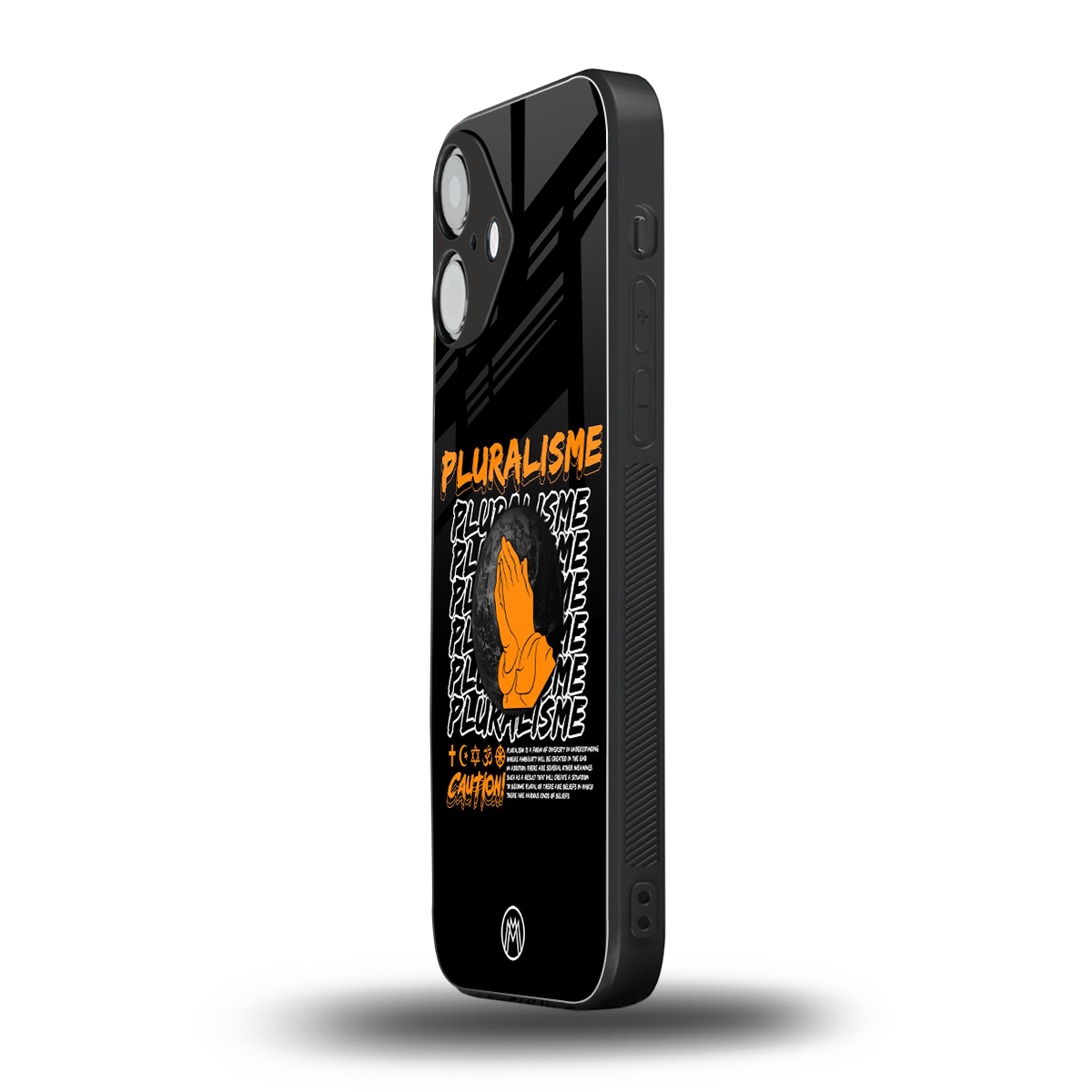 pluralisme back phone cover | glass case for iphone 16