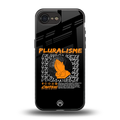 pluralisme back phone cover | glass case for iphone 16e