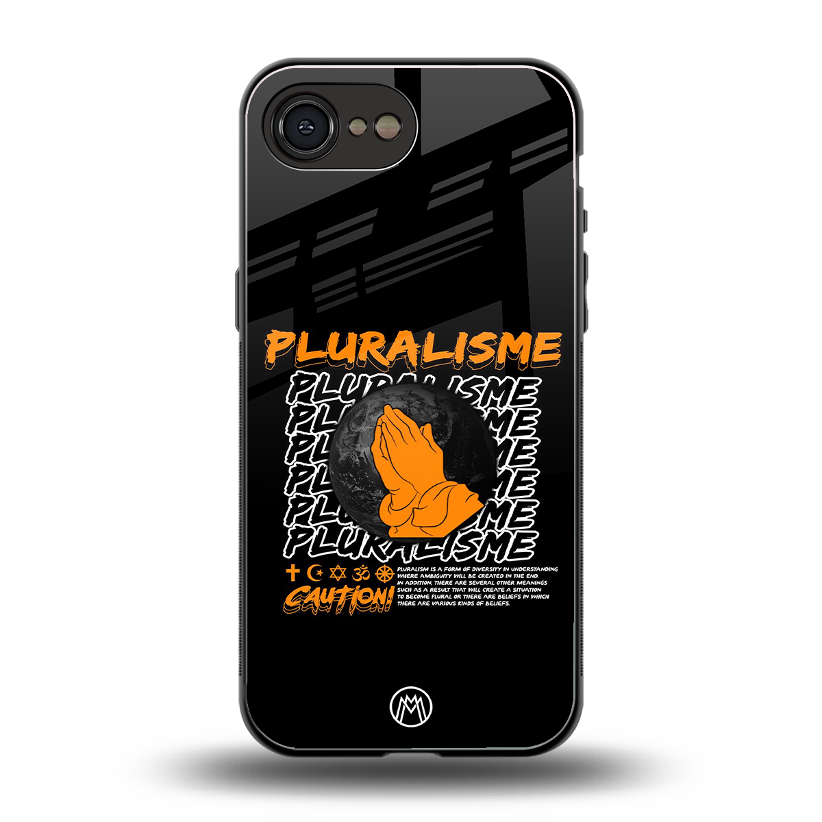 pluralisme back phone cover | glass case for iphone 16e