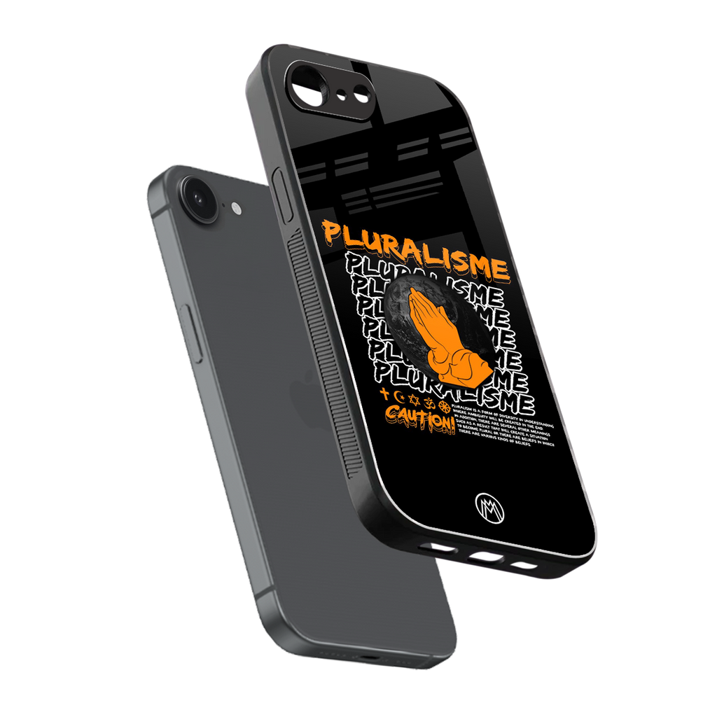 pluralisme back phone cover | glass case for iphone 16e