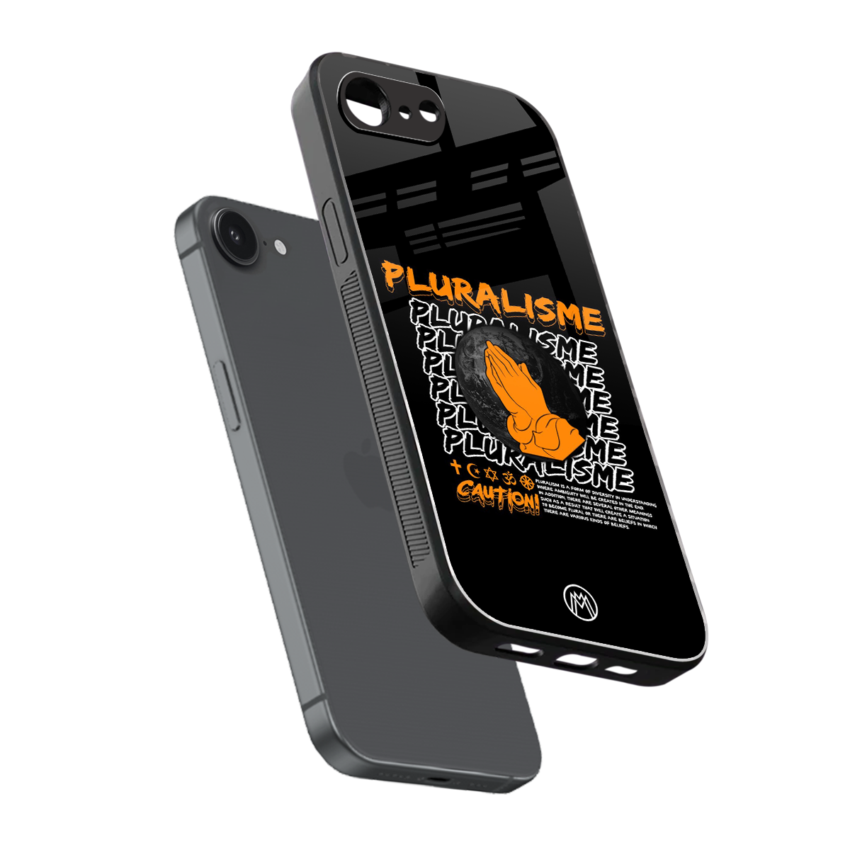 pluralisme back phone cover | glass case for iphone 16e