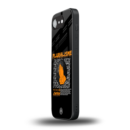 pluralisme back phone cover | glass case for iphone 16e