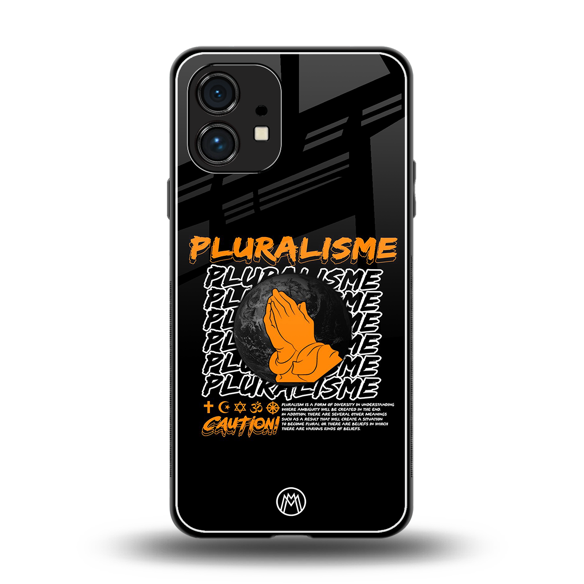 pluralisme back phone cover | glass case for nothing phone 1