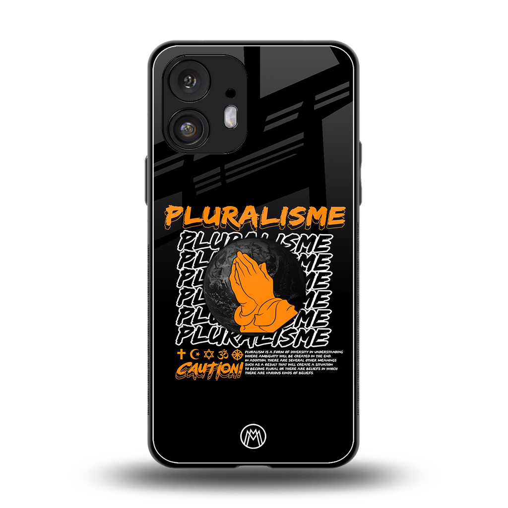 pluralisme back phone cover | glass case for nothing phone 2