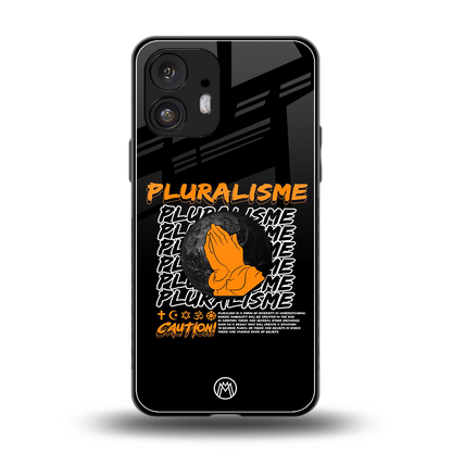 pluralisme back phone cover | glass case for nothing phone 2