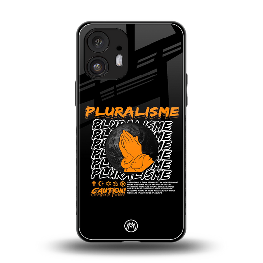 pluralisme back phone cover | glass case for nothing phone 2