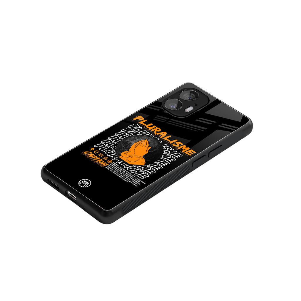 pluralisme back phone cover | glass case for nothing phone 2