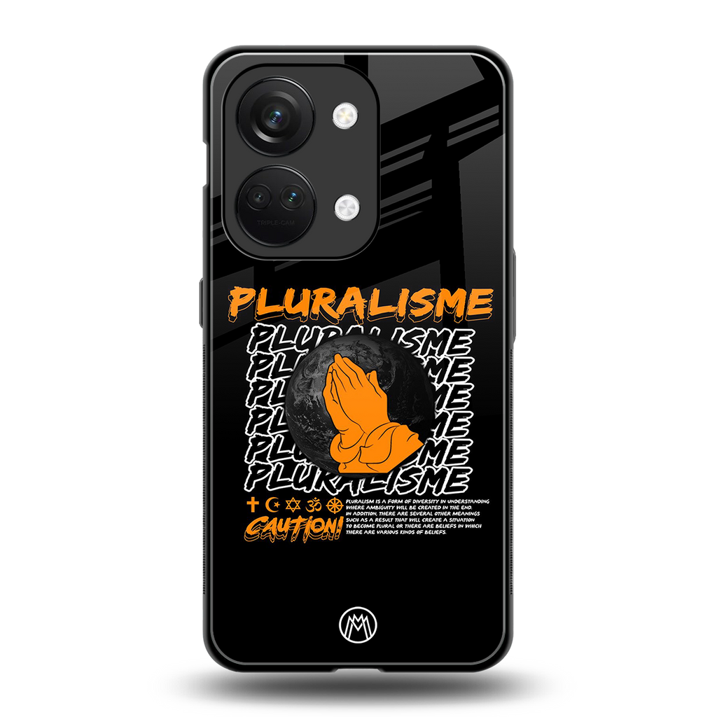 pluralisme back phone cover | glass case for oneplus nord 3