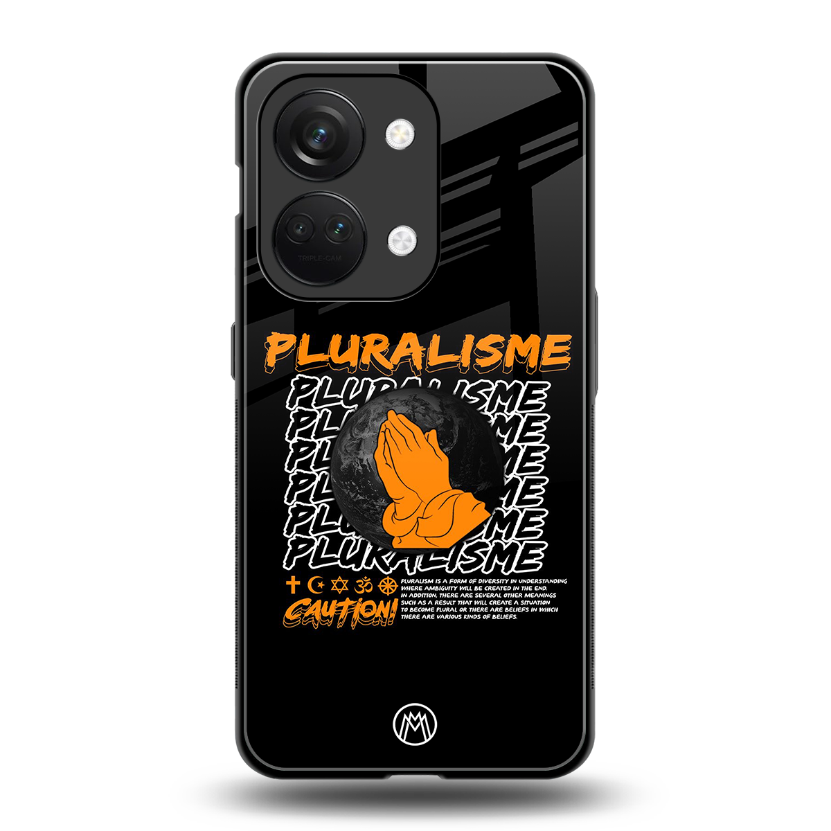 pluralisme back phone cover | glass case for oneplus nord 3