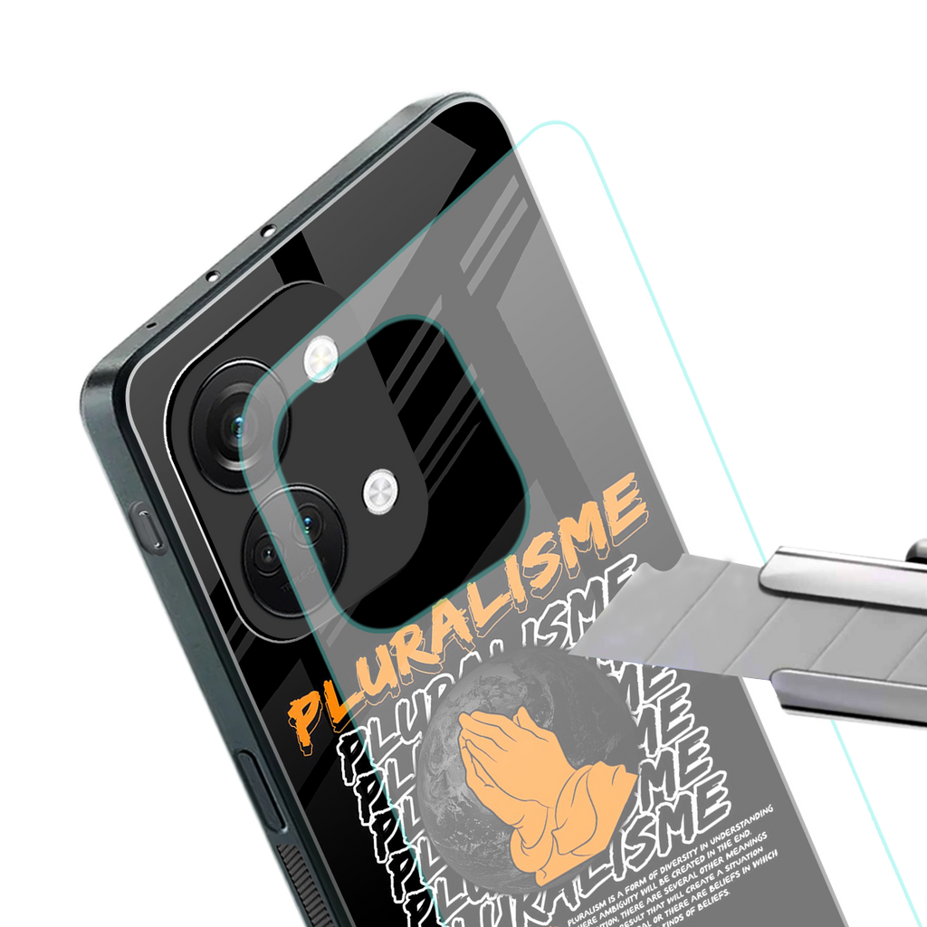 pluralisme back phone cover | glass case for oneplus nord 3