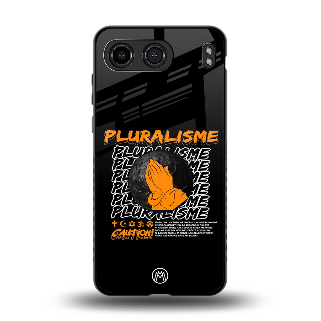 pluralisme back phone cover | glass case for oneplus nord 4