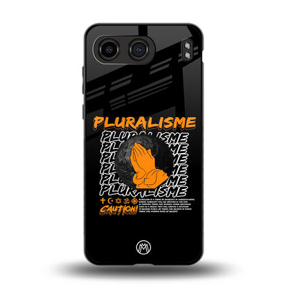 pluralisme back phone cover | glass case for oneplus nord 4