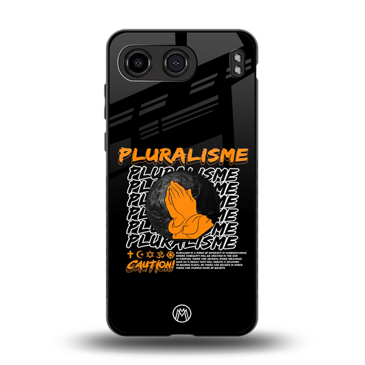 pluralisme back phone cover | glass case for oneplus nord 4