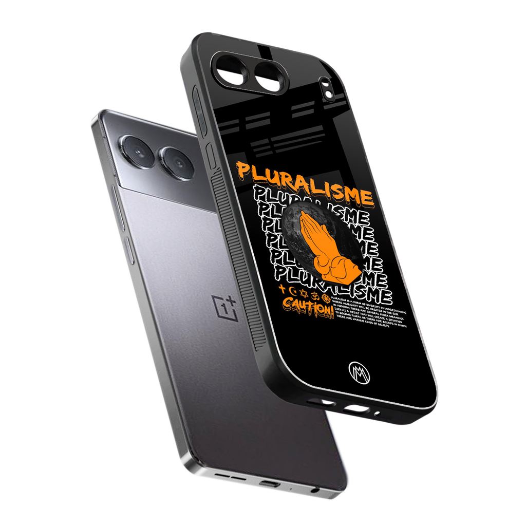 pluralisme back phone cover | glass case for oneplus nord 4