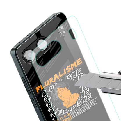 pluralisme back phone cover | glass case for oneplus nord 4