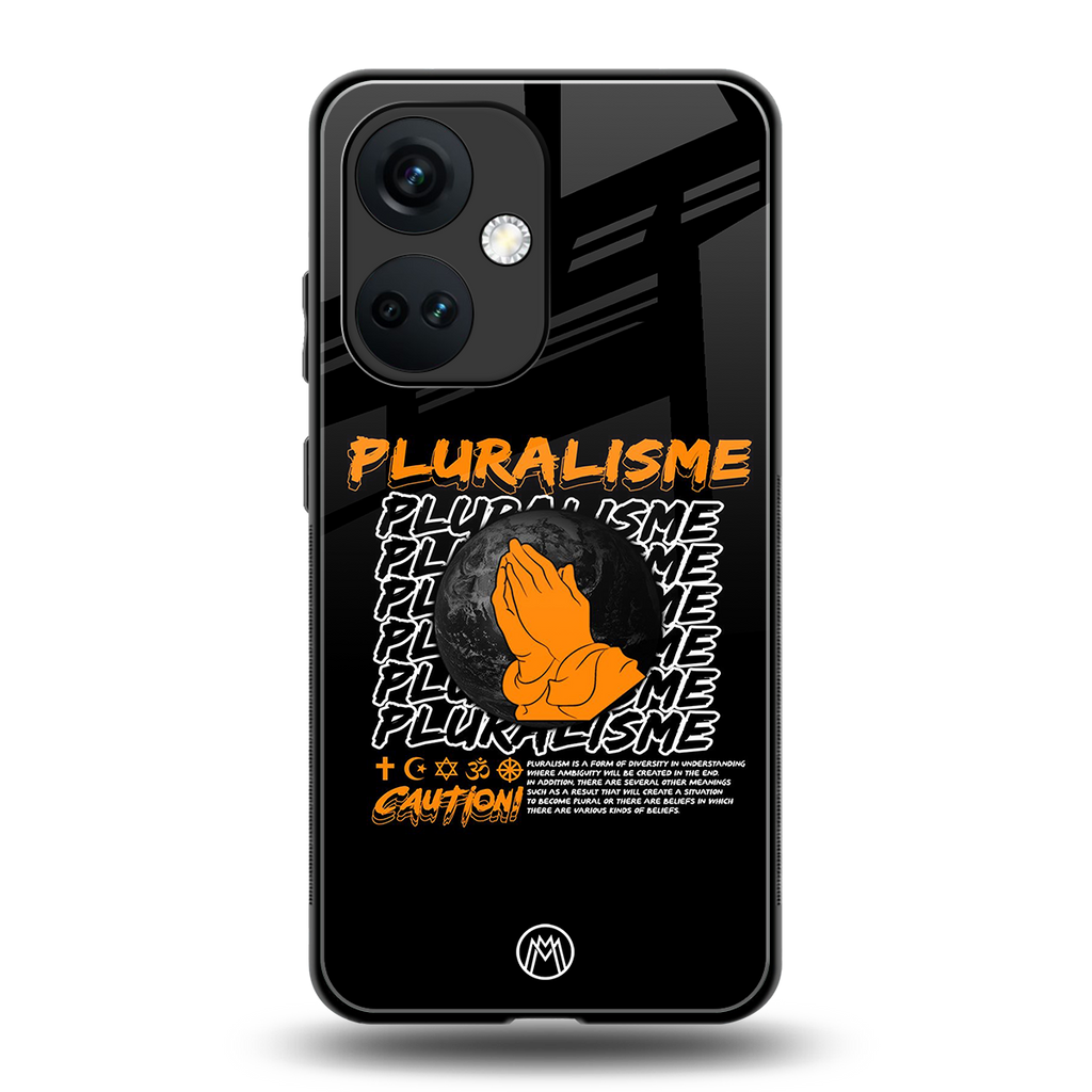 pluralisme back phone cover | glass case for oneplus nord ce 3
