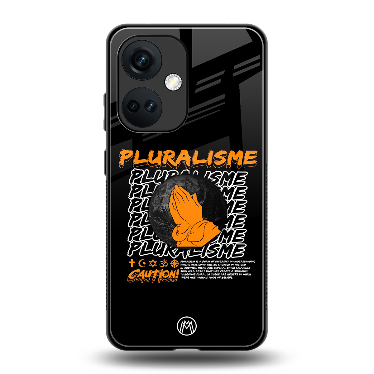 pluralisme back phone cover | glass case for oneplus nord ce 3