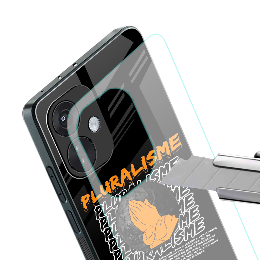 pluralisme back phone cover | glass case for oneplus nord ce 3