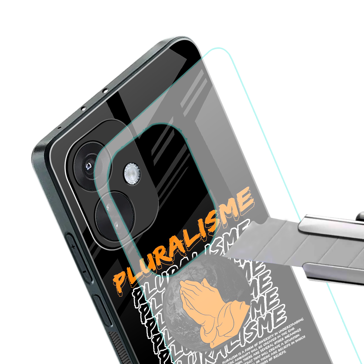 pluralisme back phone cover | glass case for oneplus nord ce 3