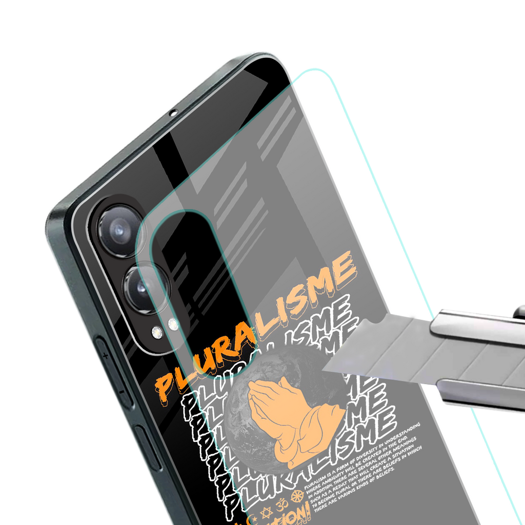 pluralisme back phone cover | glass case for oneplus nord ce 4 lite