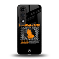 pluralisme back phone cover | glass case for oneplus nord ce 4