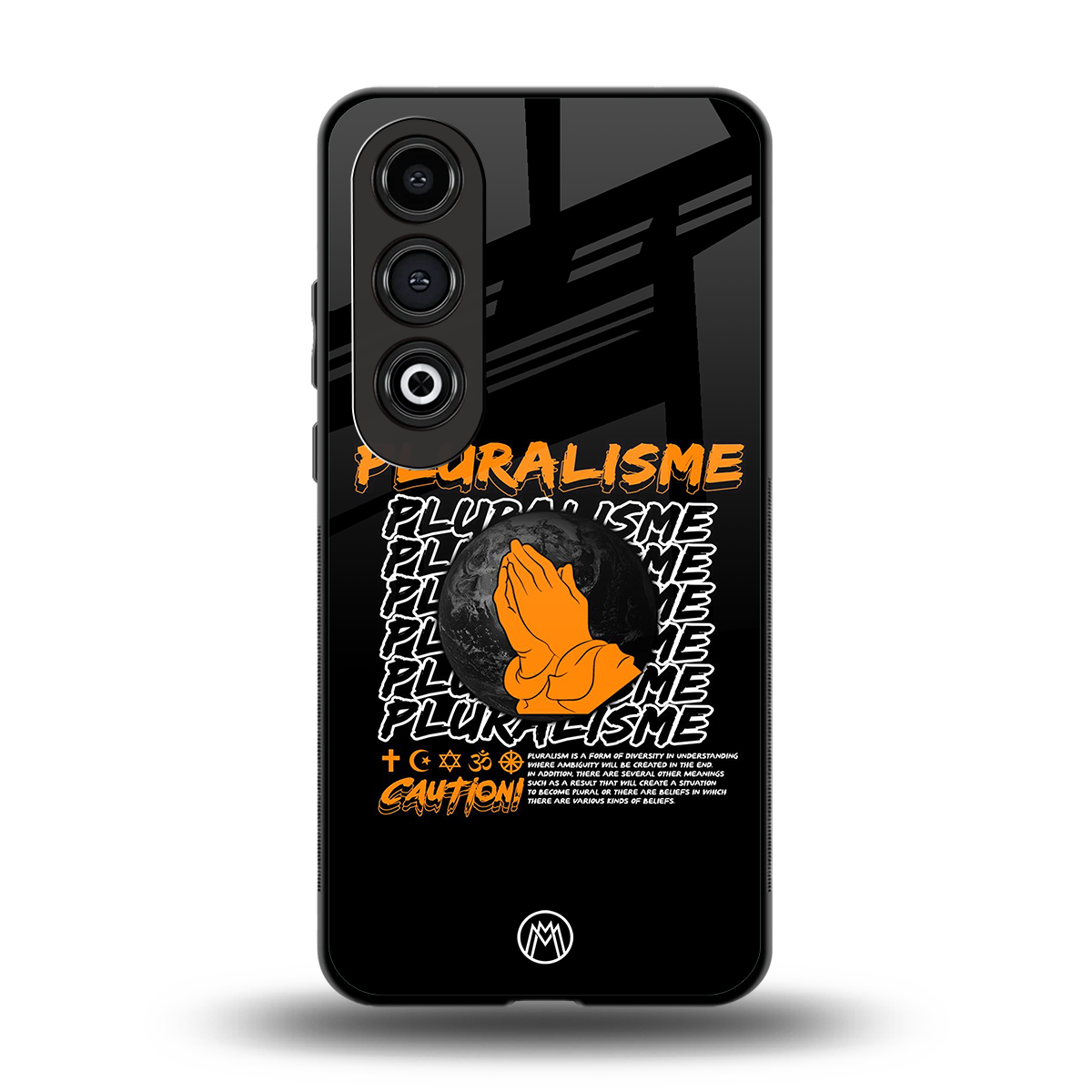 pluralisme back phone cover | glass case for oneplus nord ce 4