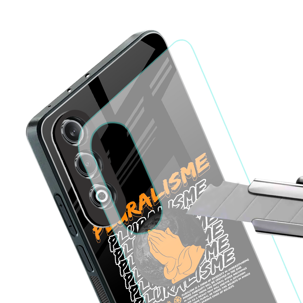 pluralisme back phone cover | glass case for oneplus nord ce 4