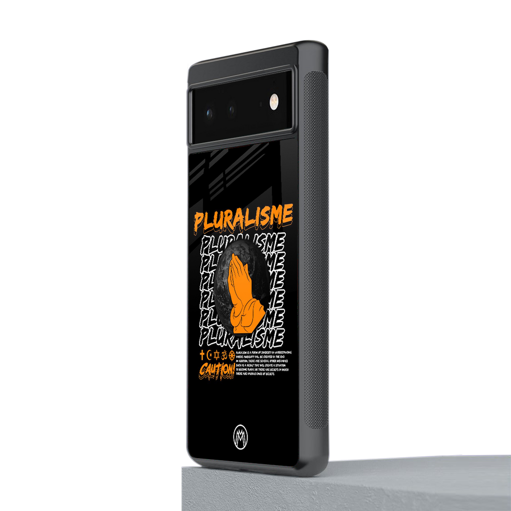pluralisme back phone cover | glass case for google pixel 6