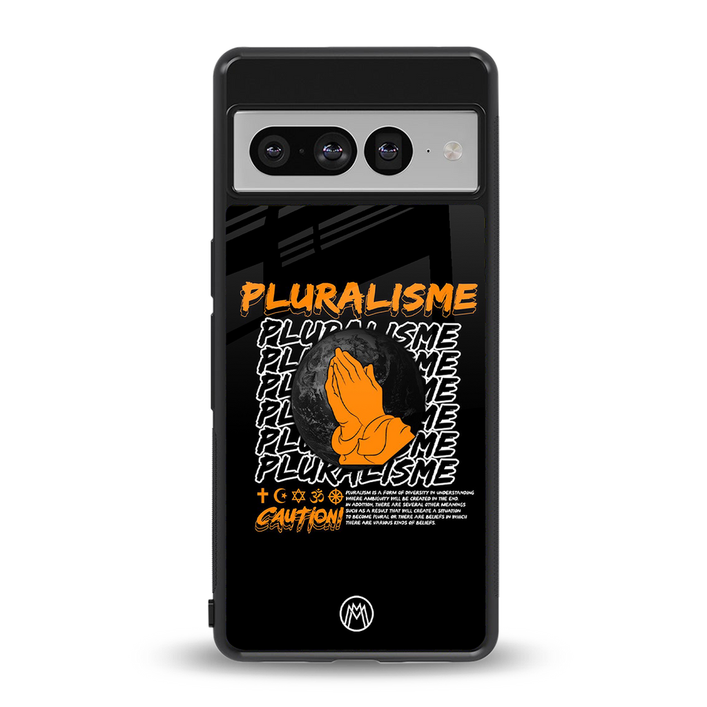 pluralisme back phone cover | glass case for google pixel 7 pro