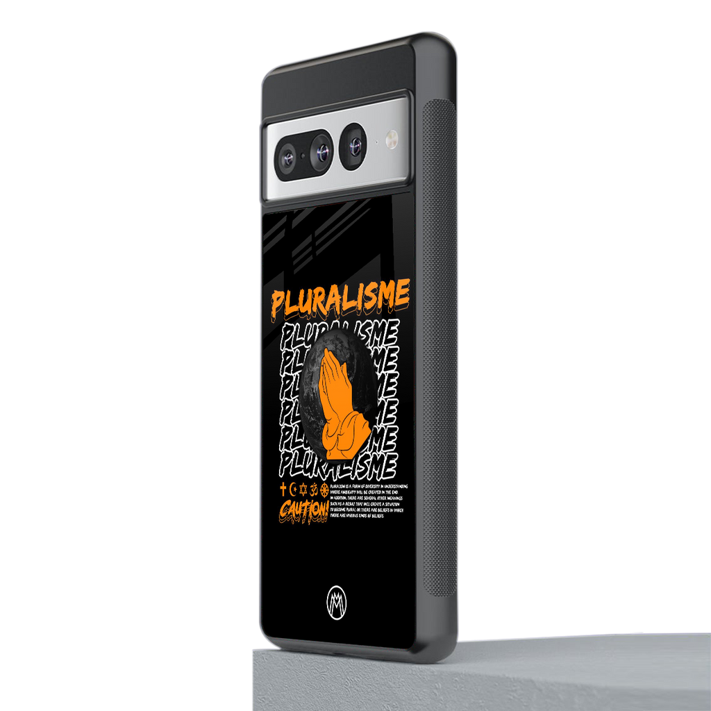 pluralisme back phone cover | glass case for google pixel 7 pro