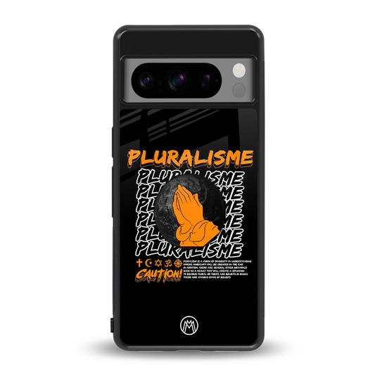 pluralisme back phone cover | glass case for google pixel 8 pro