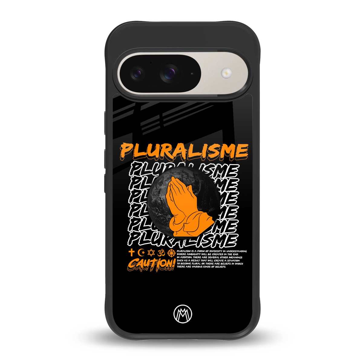pluralisme back phone cover | glass case for google pixel 9