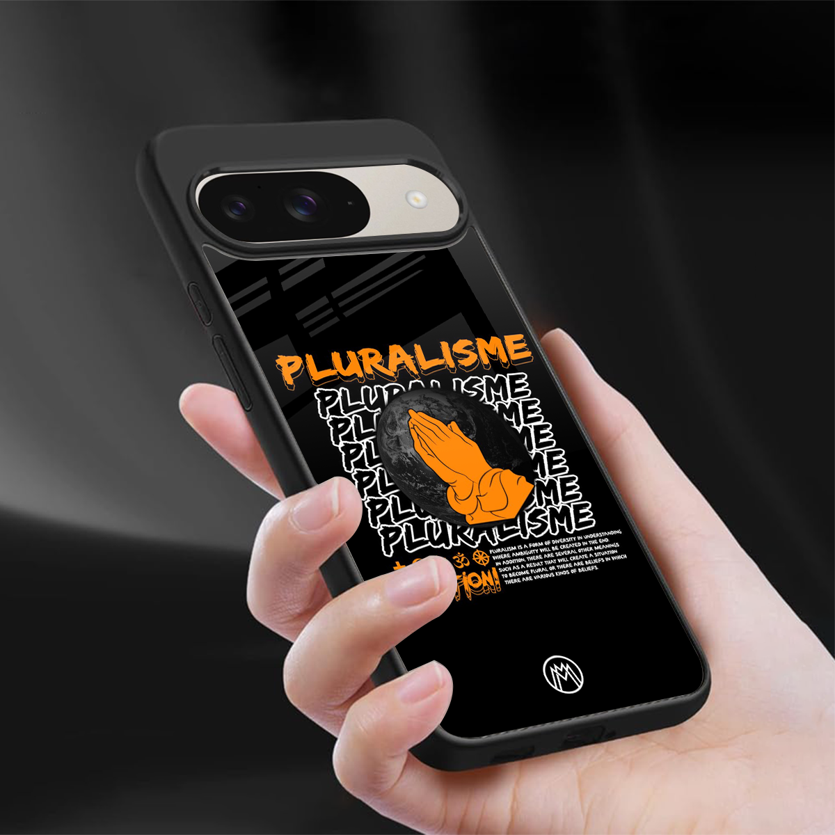 pluralisme back phone cover | glass case for google pixel 9