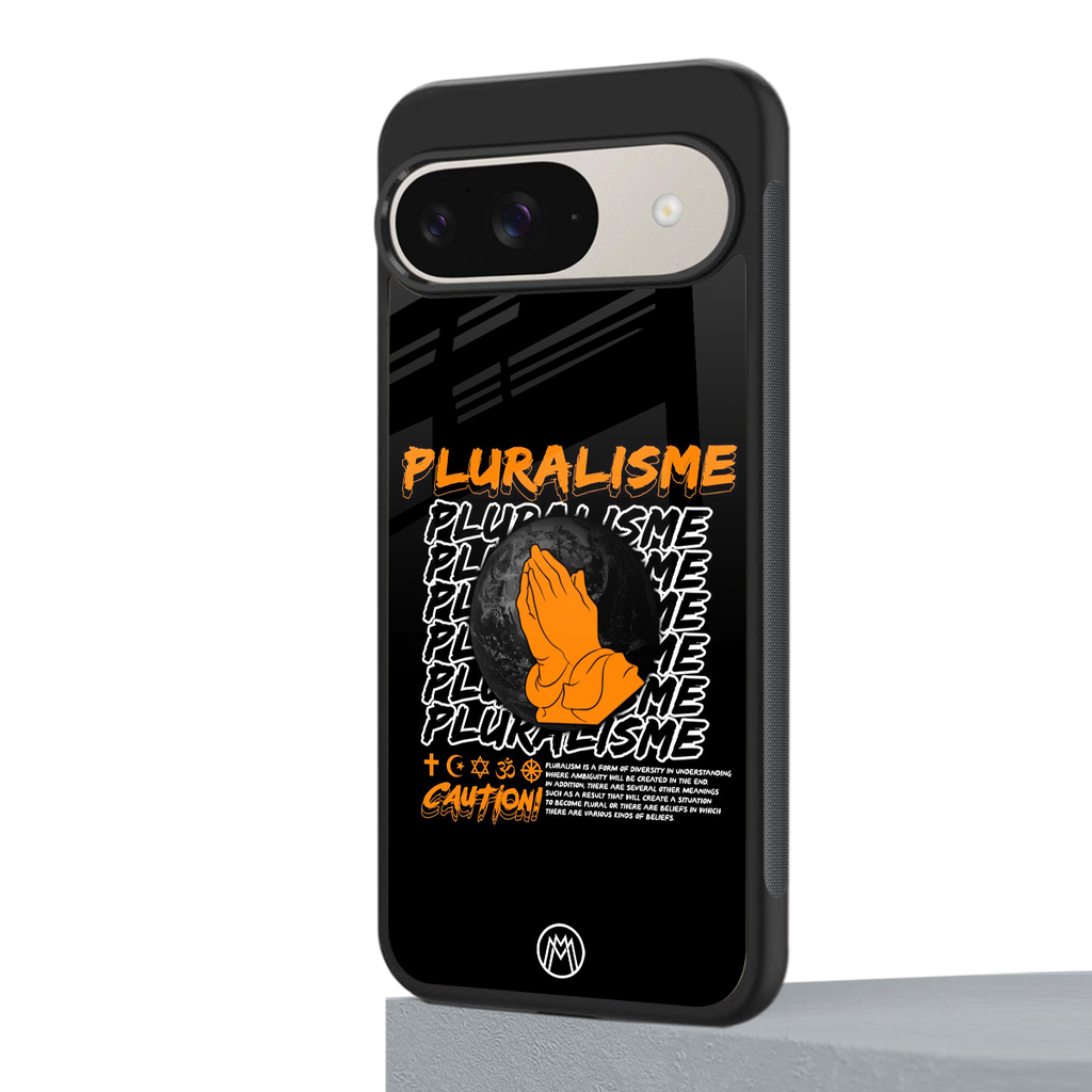 pluralisme back phone cover | glass case for google pixel 9