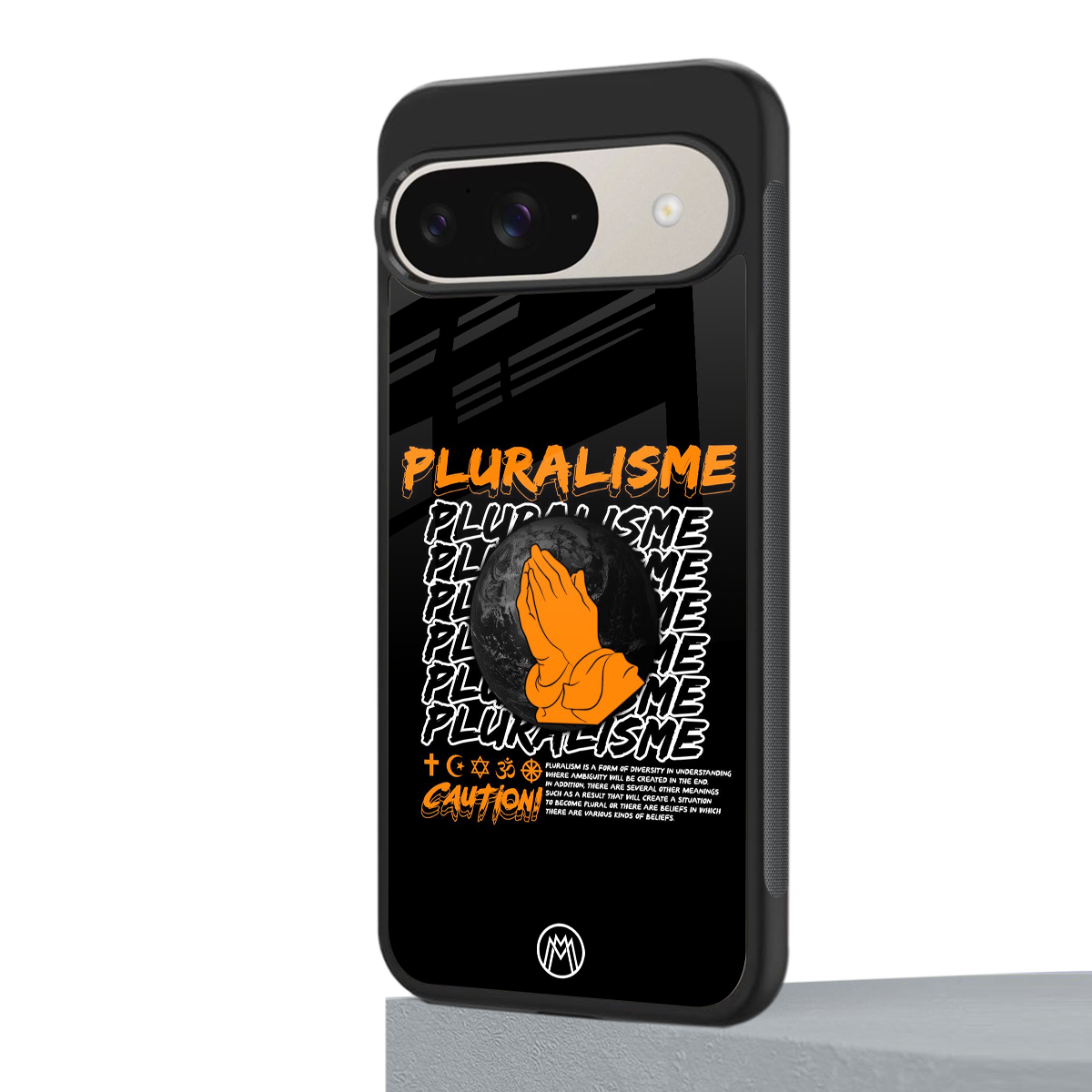 pluralisme back phone cover | glass case for google pixel 9