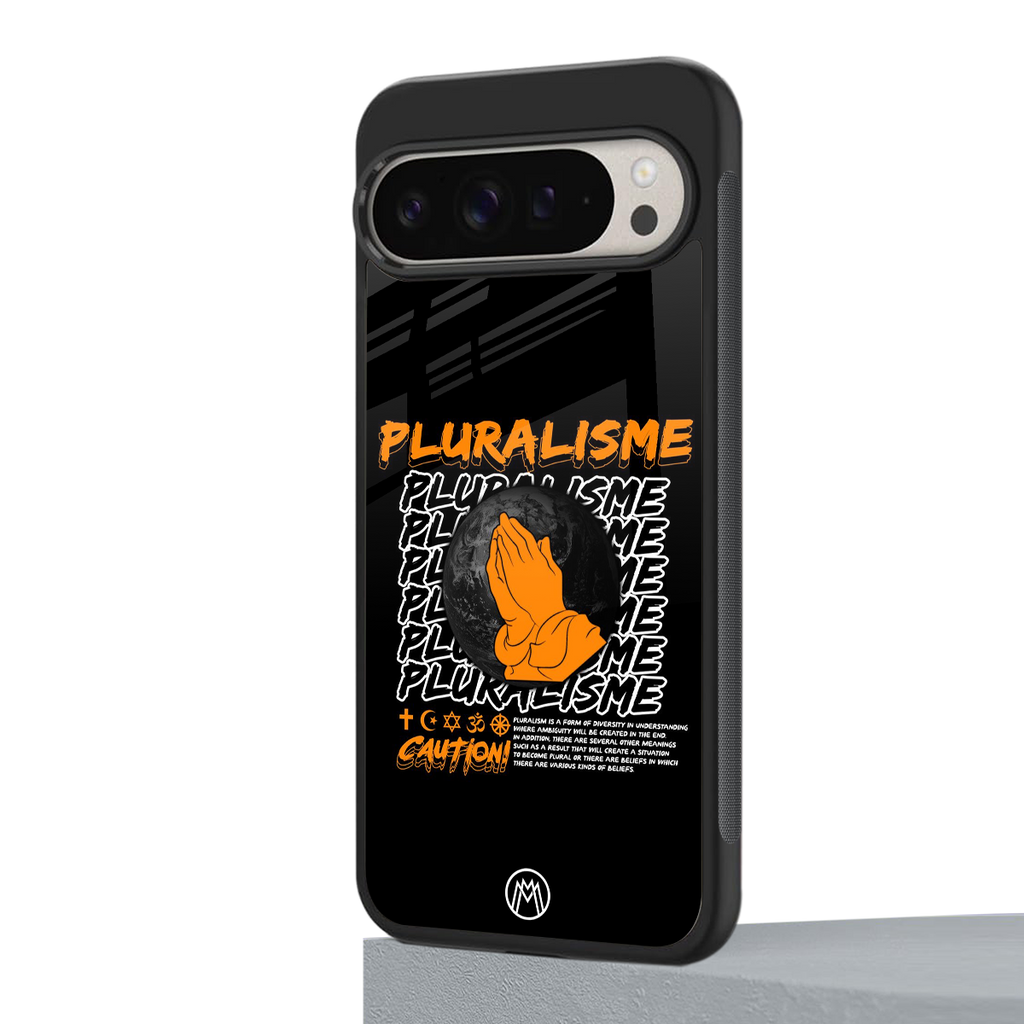 pluralisme back phone cover | glass case for google pixel 9 pro