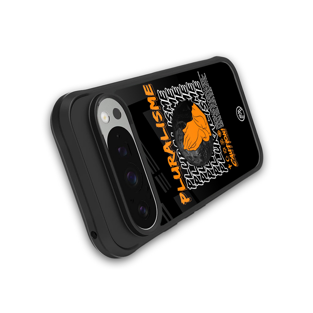 pluralisme back phone cover | glass case for google pixel 9 pro