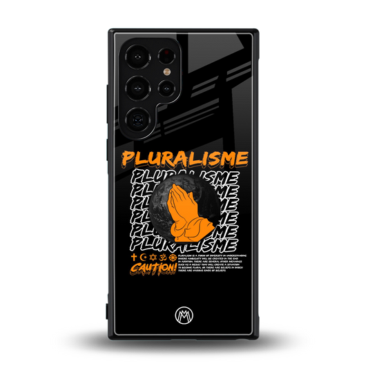 pluralisme back phone cover | glass case for samsung galaxy s24 ultra