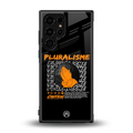 pluralisme back phone cover | glass case for samsung galaxy s23 ultra