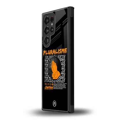 pluralisme back phone cover | glass case for samsung galaxy s23 ultra