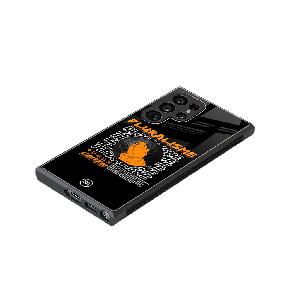 pluralisme back phone cover | glass case for samsung galaxy s23 ultra
