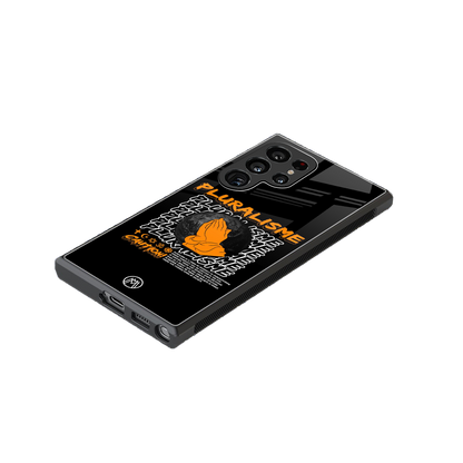 pluralisme back phone cover | glass case for samsung galaxy s23 ultra