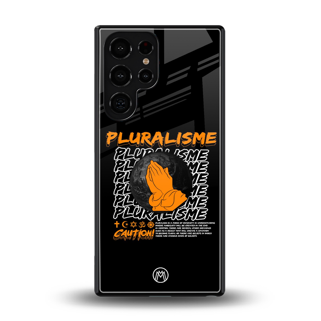 pluralisme back phone cover | glass case for samsung galaxy s25 ultra