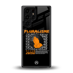 pluralisme back phone cover | glass case for samsung galaxy s25 ultra