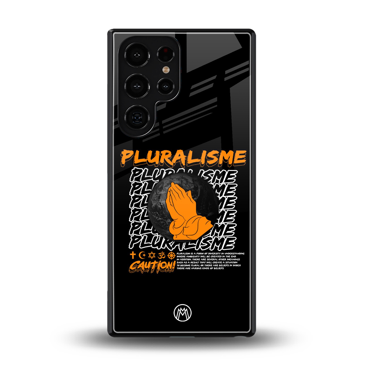 pluralisme back phone cover | glass case for samsung galaxy s25 ultra
