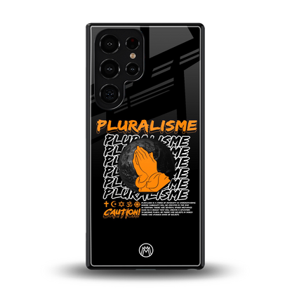 pluralisme back phone cover | glass case for samsung galaxy s25 ultra