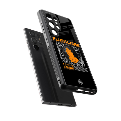 pluralisme back phone cover | glass case for samsung galaxy s25 ultra
